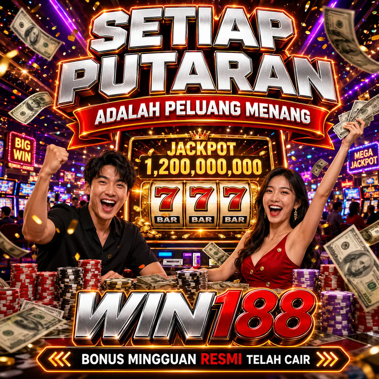 Win188 - Aliran Hasil Menang yang Terus Mengalir Lewat Kode Keberuntungan 188 image 1